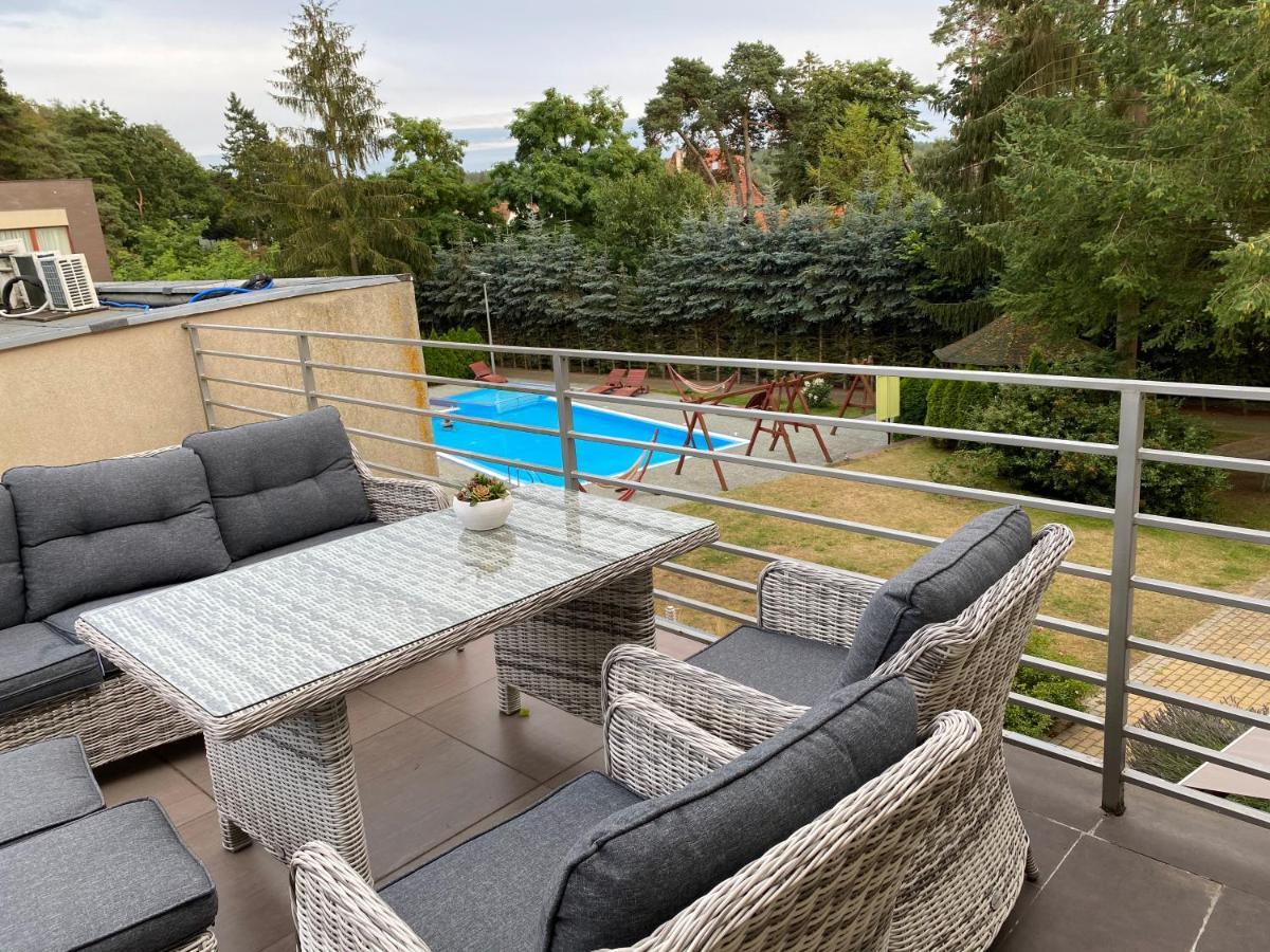 Apartament z tarasem Wiselka Bagian luar foto