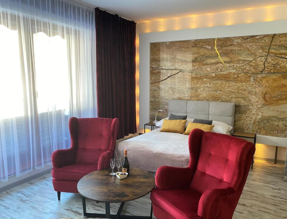 Apartament z tarasem Wiselka Bagian luar foto
