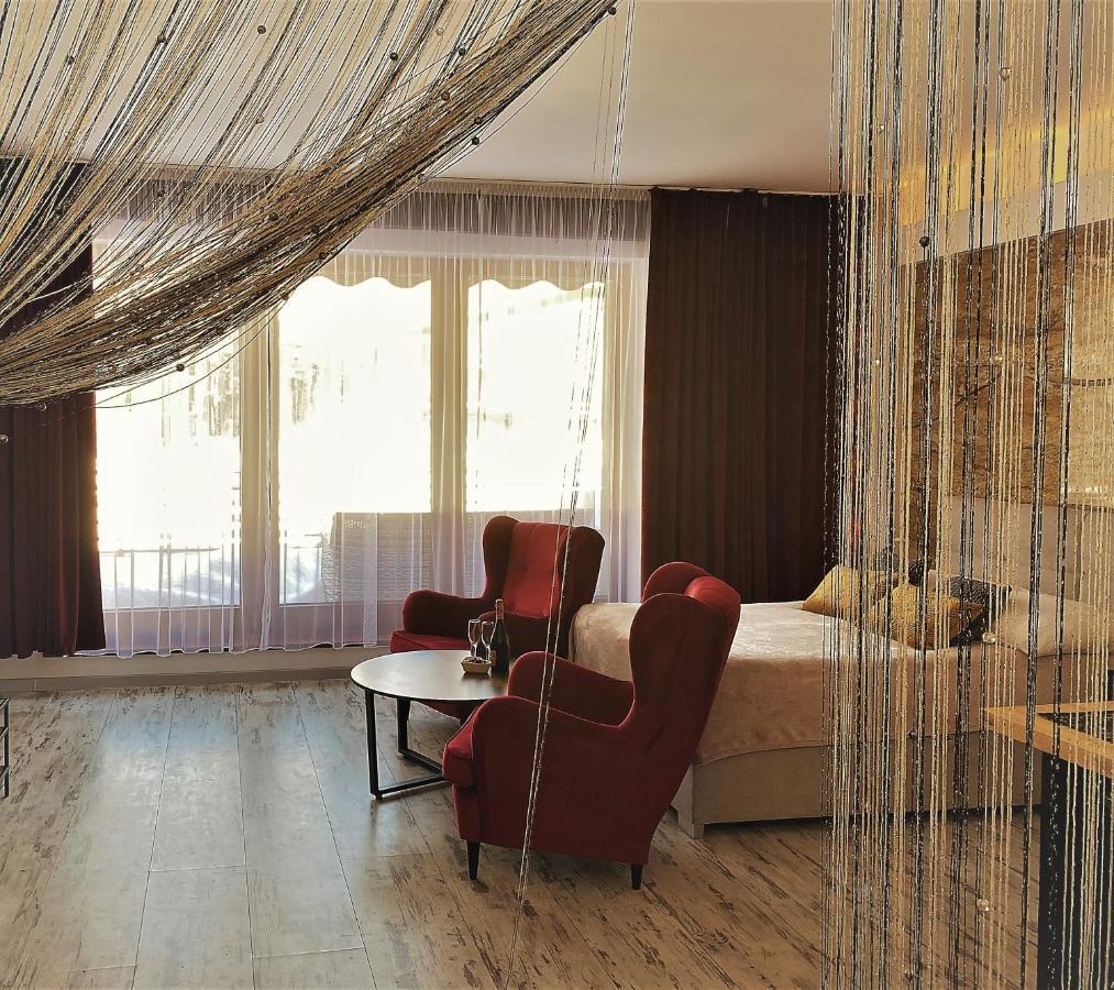 Apartament z tarasem Wiselka Bagian luar foto