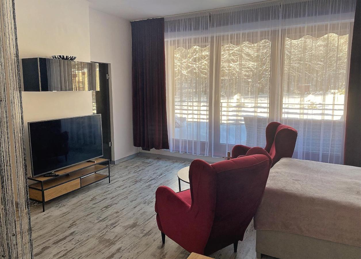 Apartament z tarasem Wiselka Bagian luar foto