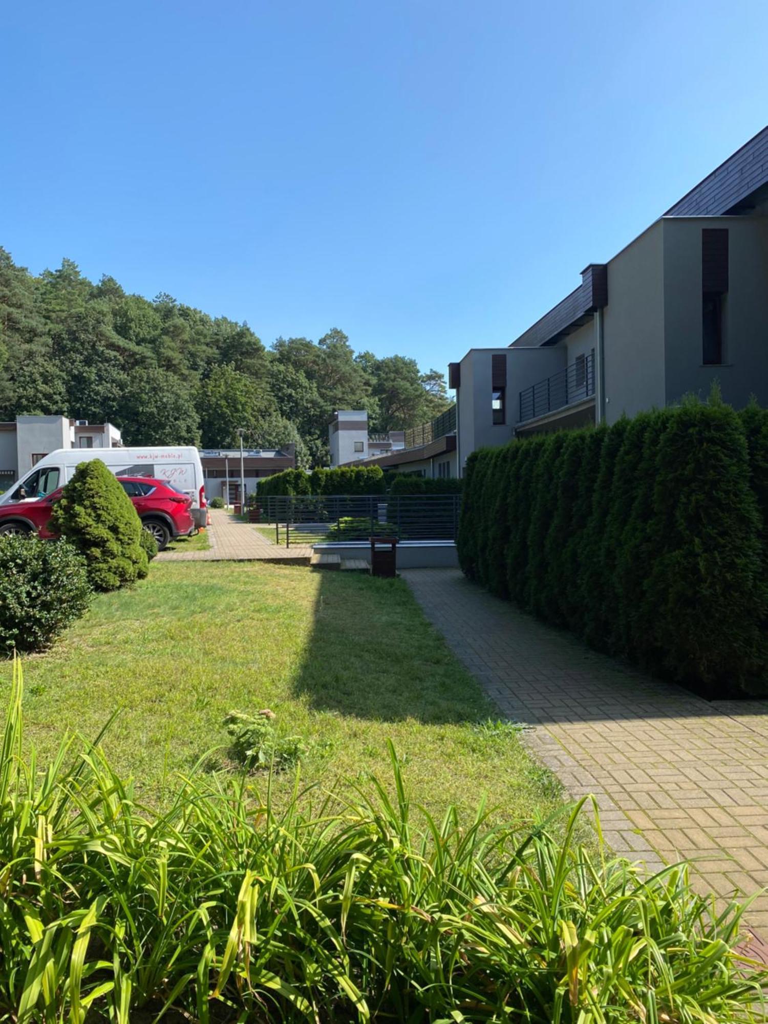 Apartament z tarasem Wiselka Bagian luar foto