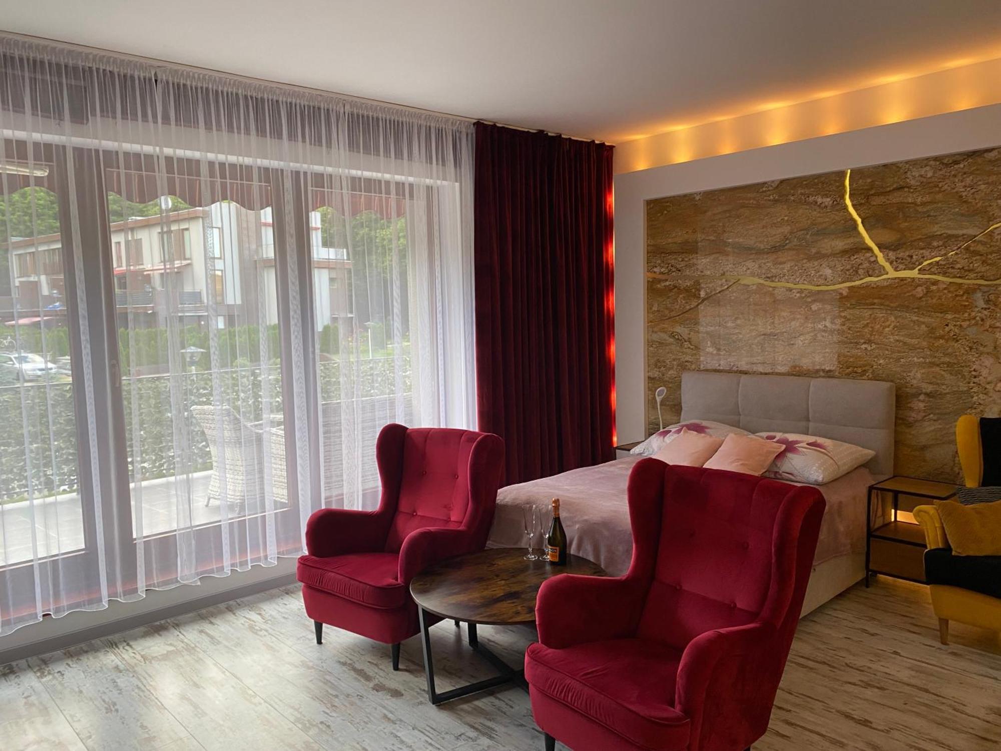 Apartament z tarasem Wiselka Bagian luar foto