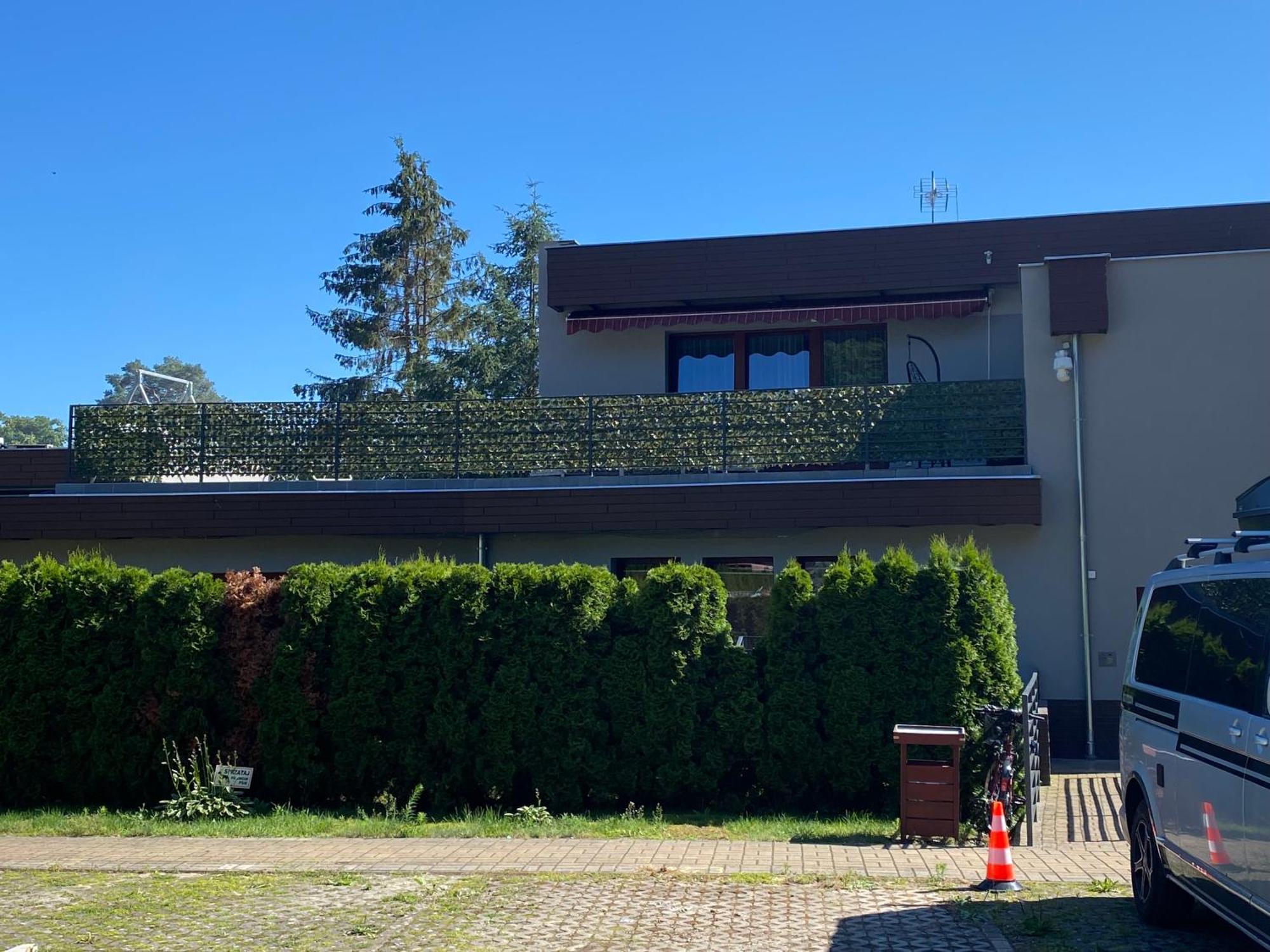 Apartament z tarasem Wiselka Bagian luar foto